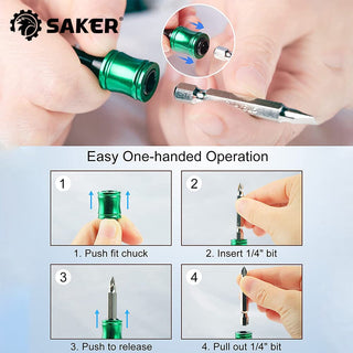 SAKER® Bit Holder Keychain