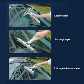 SAKER® Window Squeegee with Spray