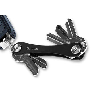 Domom Compact Key Holder and Keychain Organizer, 2 Packs