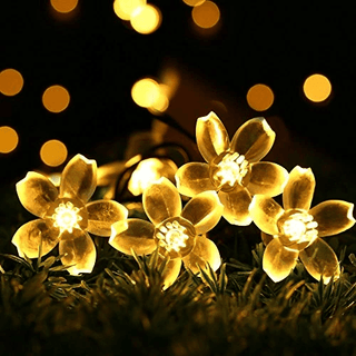 Solar-Powered String Lights (Blossom Flower)