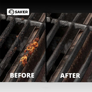 SAKER® BBQ Cleaning Tool with Scraper