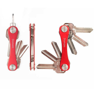 Domom Compact Key Holder and Keychain Organizer, 2 Packs