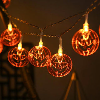 Saker Halloween Pumpkin String Lights with 2 Lighting Modes