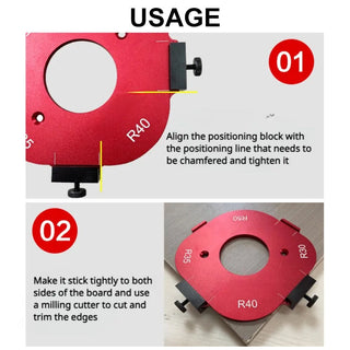 SAKER® 4 In 1 Arc Angle Positioning Template