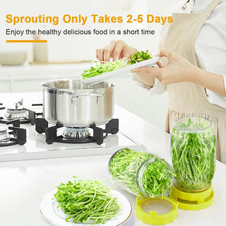 Saker Sprouting Jar Kit