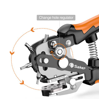 Saker Multi-function Hole Punch