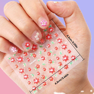 Sank Nail Stickers for Women and Little Girls