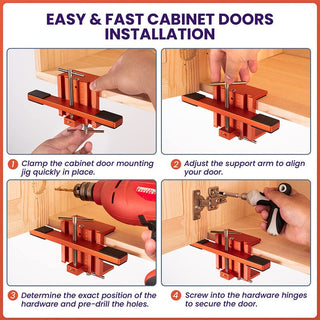 SAKER® Cabinet Door Mounting Jig