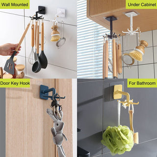 Kitchen Utensil Hanger with 6 Hooks