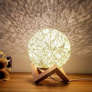 Rattan Ball Moon Light Lamp