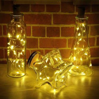 LED bottle light cork night light DIY deco gift