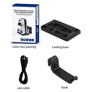 SAKER Charging Base Cooling Bracket for Dual PS5 Controller