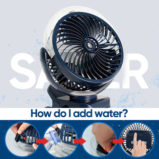 SAKER® Spray Fan with Light