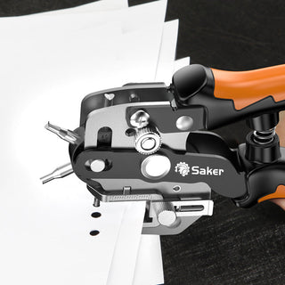 Saker Multi-function Hole Punch