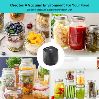 Saker Electric Mason Jar Vacuum Sealer Kit