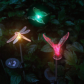 Solar-Powered LED Color Changing Light