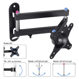 SAKER® Full Motion TV Wall Mount