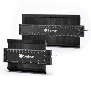 Saker® Contour Gauge Profile Tool With Lock (Black)