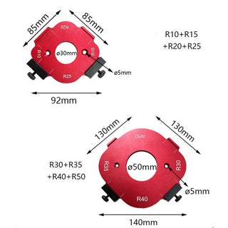 SAKER® 4 In 1 Arc Angle Positioning Template