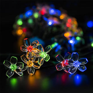 Solar-Powered String Lights (Blossom Flower)