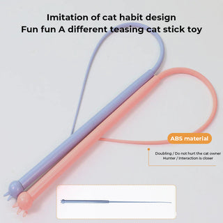 SAKER® Silicone Simulate Tail Cat Wand