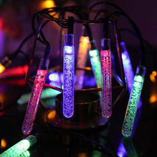 Saker Solar Power Colorful LED String Lights