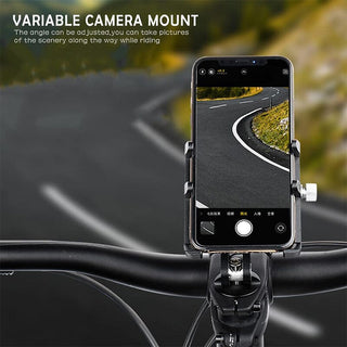 Saker Bicycle Phone Mount on Fork Stem