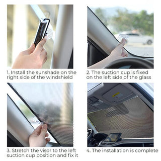 SAKER® Retractable Automatic Sunshade for Car