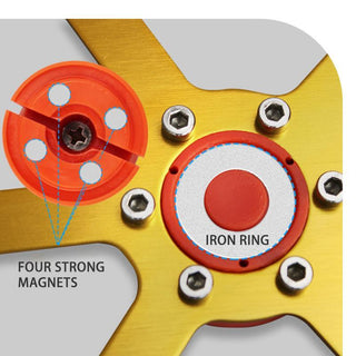 Saker Magnetic Aluminum Hexagon Ruler