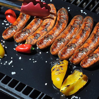 Hirundo Non-Stick BBQ Grill Mats  with cutting box