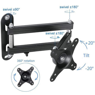 SAKER® Full Motion TV Wall Mount