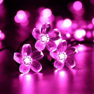 Solar-Powered String Lights (Blossom Flower)