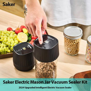 Saker Electric Mason Jar Vacuum Sealer Kit