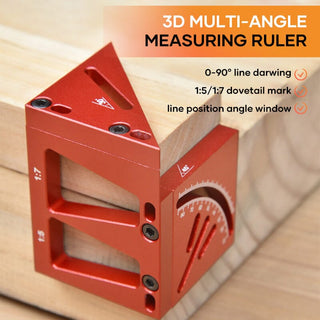 SAKER® 3D Multi-Angle Measuring Ruler