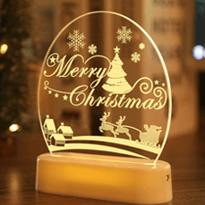 Christmas 3D Led Night Light