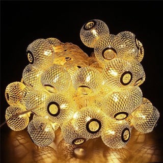 Metal Mesh Ball String Light