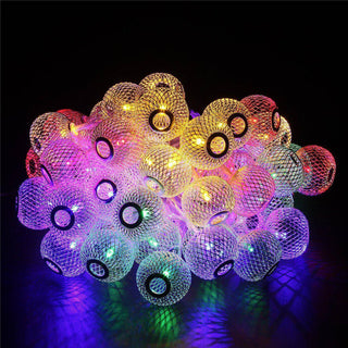 Metal Mesh Ball String Light