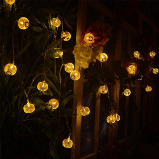 Metal Mesh Ball String Light