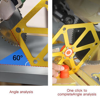 Saker Magnetic Aluminum Hexagon Ruler