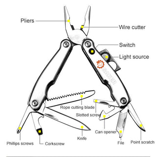 Saker Mini Multi-function Folding Pliers