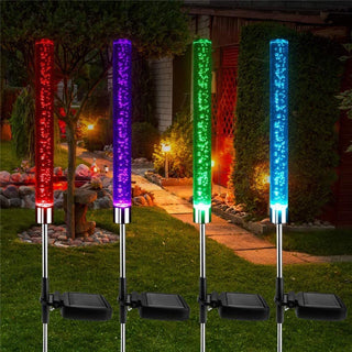 Solar Powered Bubble Light,2 Pack