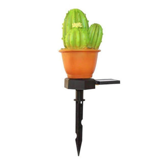 Solar-Powered Prickly Pear Light