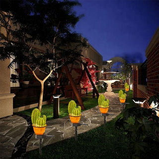 Solar-Powered Prickly Pear Light