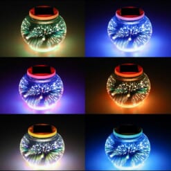 Solar-Powered Glass Light