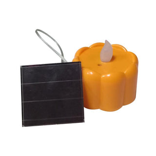 Solar Pumpkin Candles Lights, 6PCS