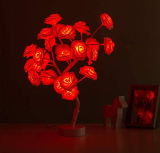 Tabletop Rose Flower Tree Light