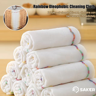 SAKER® Rainbow Oleophobic Cleaning Cloth