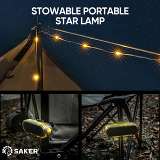 SAKER® Stowable Portable Twinkle Lamp