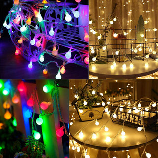 33ft 100 LED Globe Ball String Lights