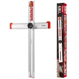 SAKER® 4 in 1 Drilling Positioning Ruler